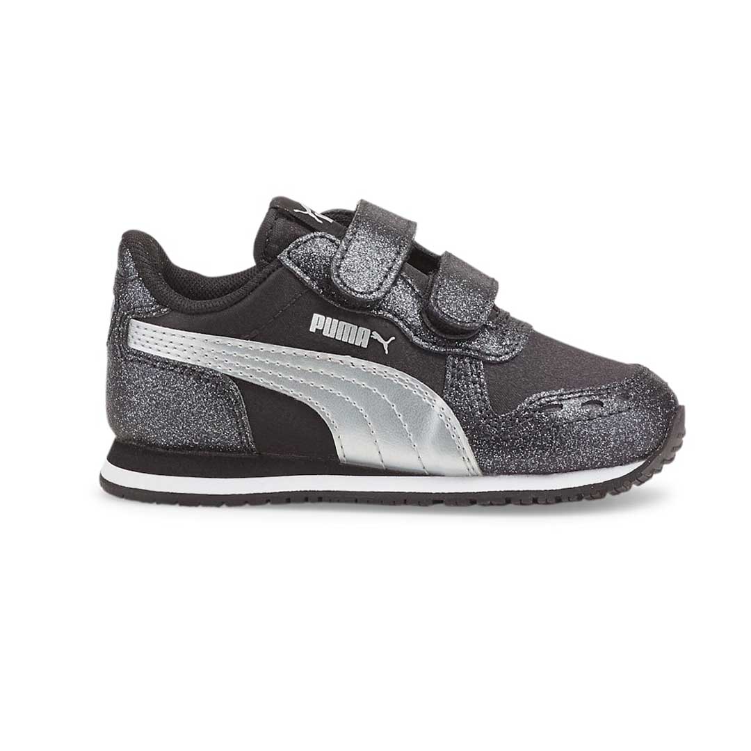 Puma-Kids_-_Infant_-Cabana-Racer-Glitz-V-Shoes-_370986-10_-01 Puma - Kids' (Infant) Cabana Racer Glitz V Shoes (370986 10) - Image 1