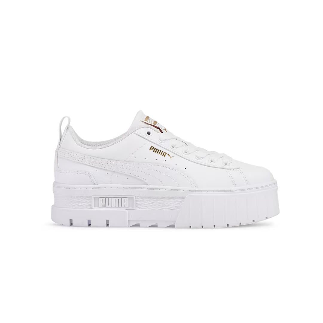 Puma-Kids_-_Junior_-Mayze-Leather-Shoes-_384527-01_-01 Puma - Kids' (Junior) Mayze Leather Shoes (384527 01) - Image 1