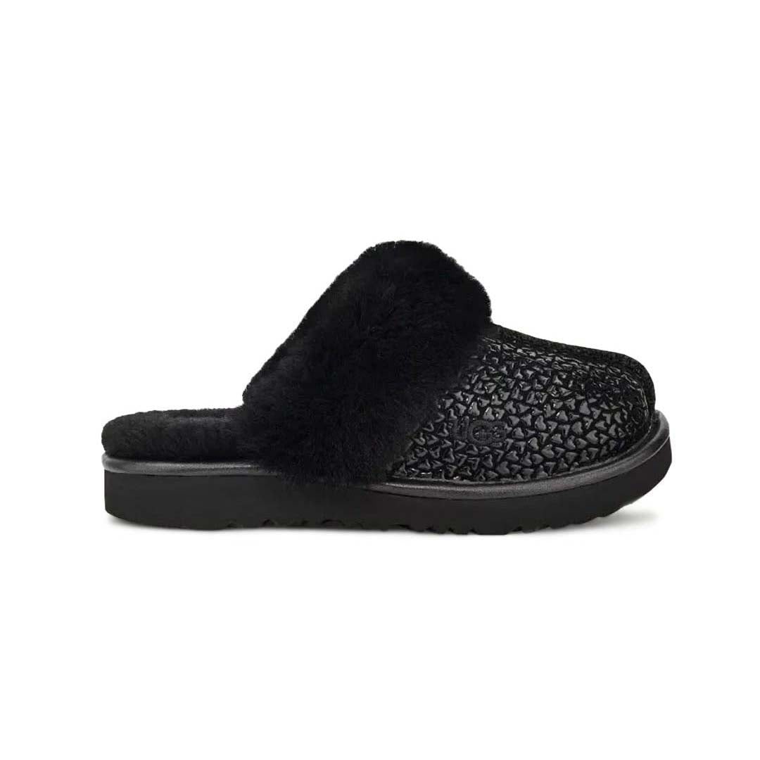 UGG_-Kids_-_Infant-_-Preschool_-Drizlita-Glitter-Rain-Boots-_1136476T-GTBC_1_04142a15-710f-4660-8f7e-34e5b88788ee UGG - Kids' (Infant) Cozy II Gel Hearts Slides (1143801K-BLK) - Image 1