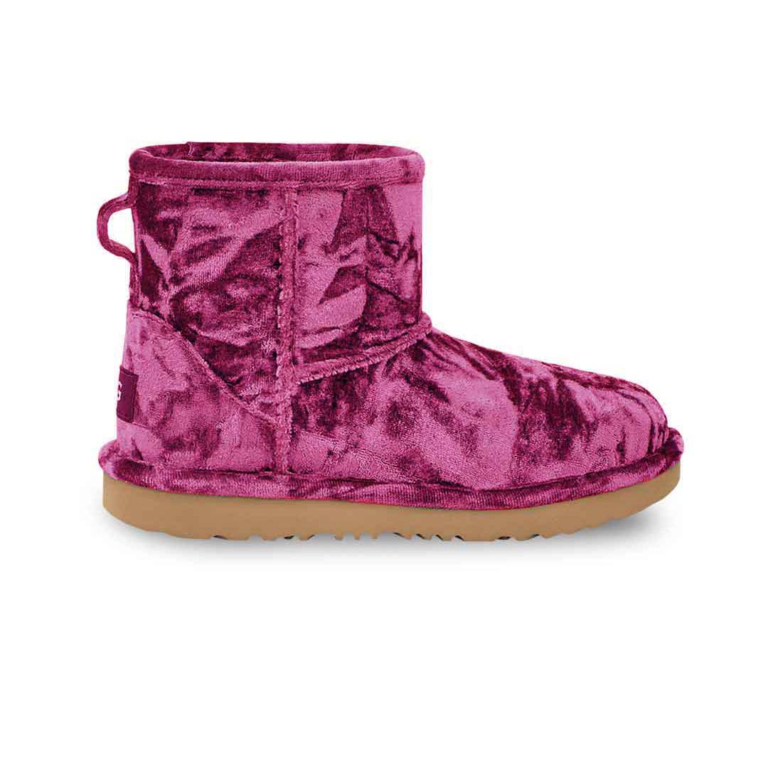 UGG_-Kids_-_Junior_-Classic-Mini-II-Velvet-Boots-_1142070K-RSPS_1 UGG - Kids' (Junior) Classic Mini II Velvet Boots (1142070K-RSPS) - Image 1