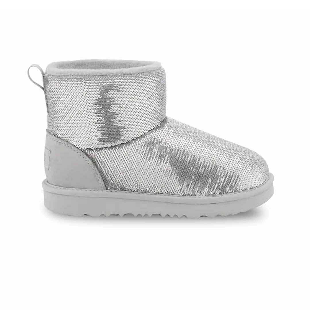 UGG_-Kids_-_Preschool-_-Junior_-Classic-Mini-Mirror-Ball-Boots-_1143708K-SLVR_1_aa3e6c2a-0dc0-4907-9c68-8295f9cdba89 UGG - Kids' (Preschool & Junior) Classic Mini Mirror Ball Boots (1143708K-SLVR) - Image 1
