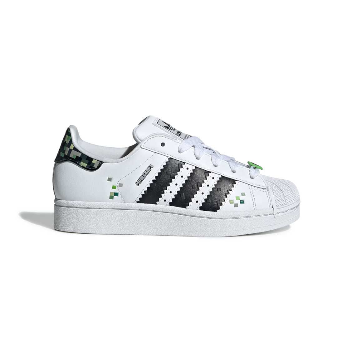 adidas-Kids_-_Junior_-adidas-Superstar-II-x-Minecraft-Shoes-_JQ8749_01 adidas - Kids' (Junior) adidas Superstar II x Minecraft Shoes (JQ8749) - Image 1