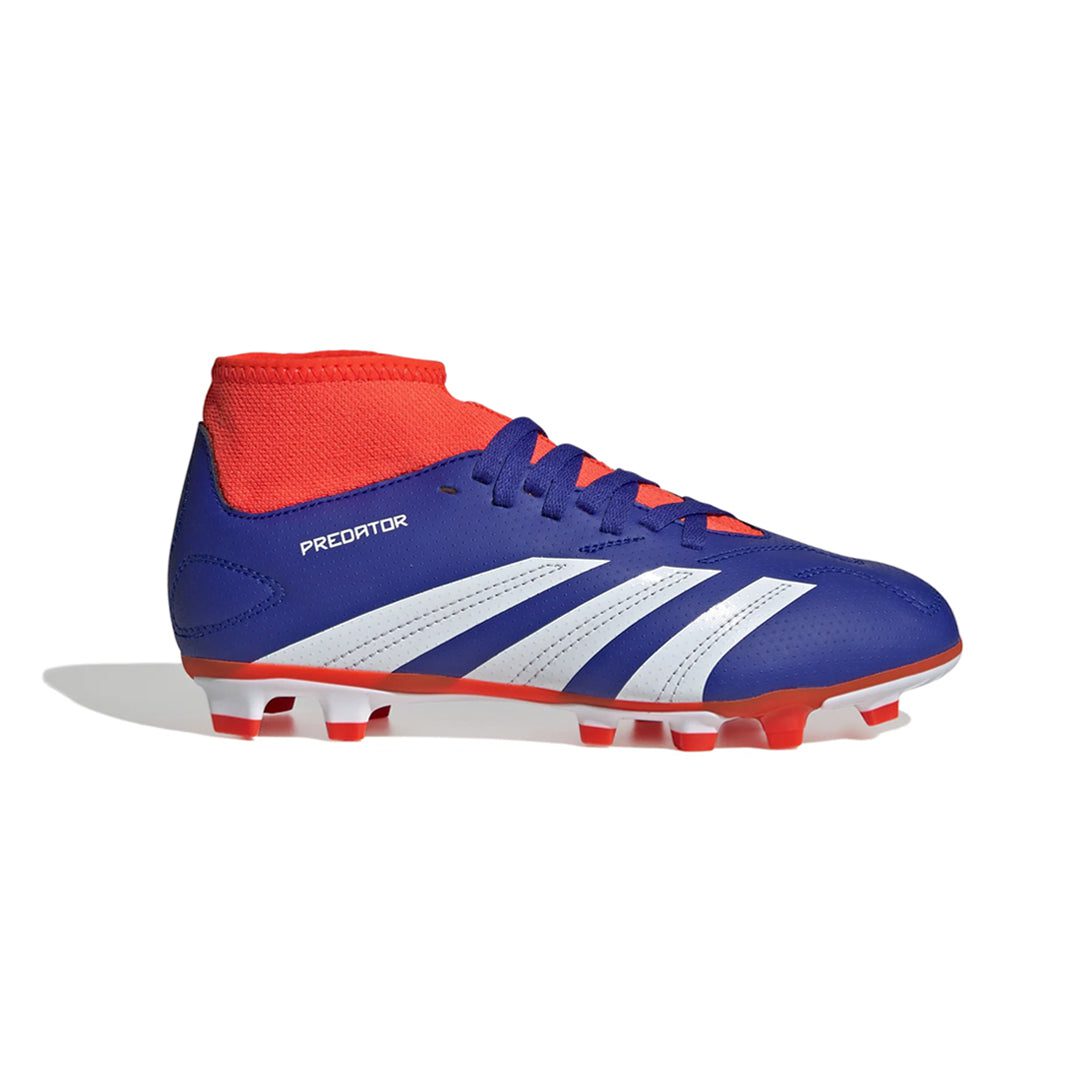 adidas-Kids_-_Preschool-_-Junior_-Predator-Club-Sock-Flexible-Ground-Cleats-_IF6363_01 adidas - Kids' (Preschool & Junior) Predator Club Sock Flexible Ground Soccer Cleats (IF6363) - Image 1