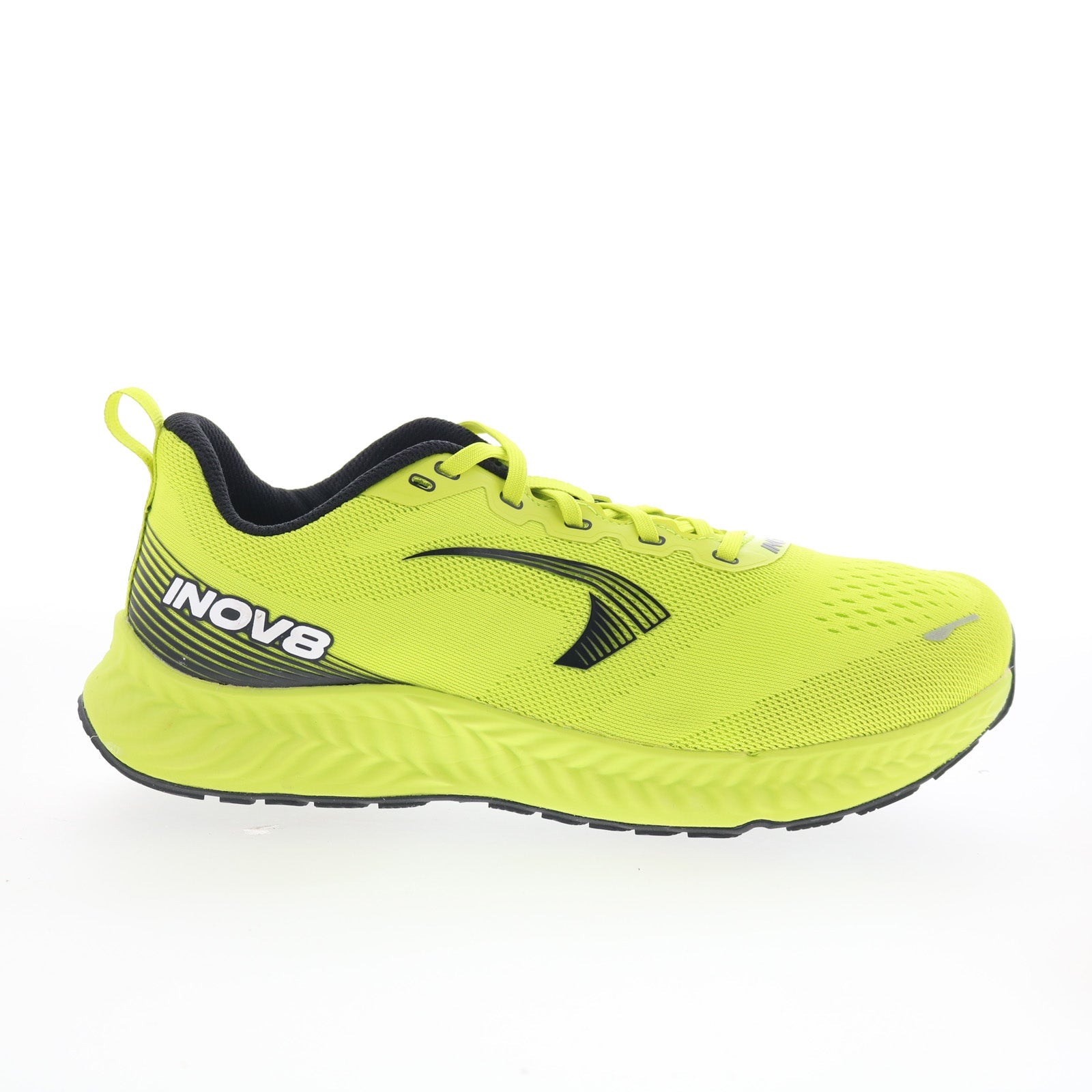 001281-lmbkwh_roadfly_lime_black_white_01_19c7e587-1cc7-41ac-9241-ebf271d345dc Inov-8 RoadFly 001281-LMBKWH Mens Green Canvas Athletic Running Shoes - Image 1