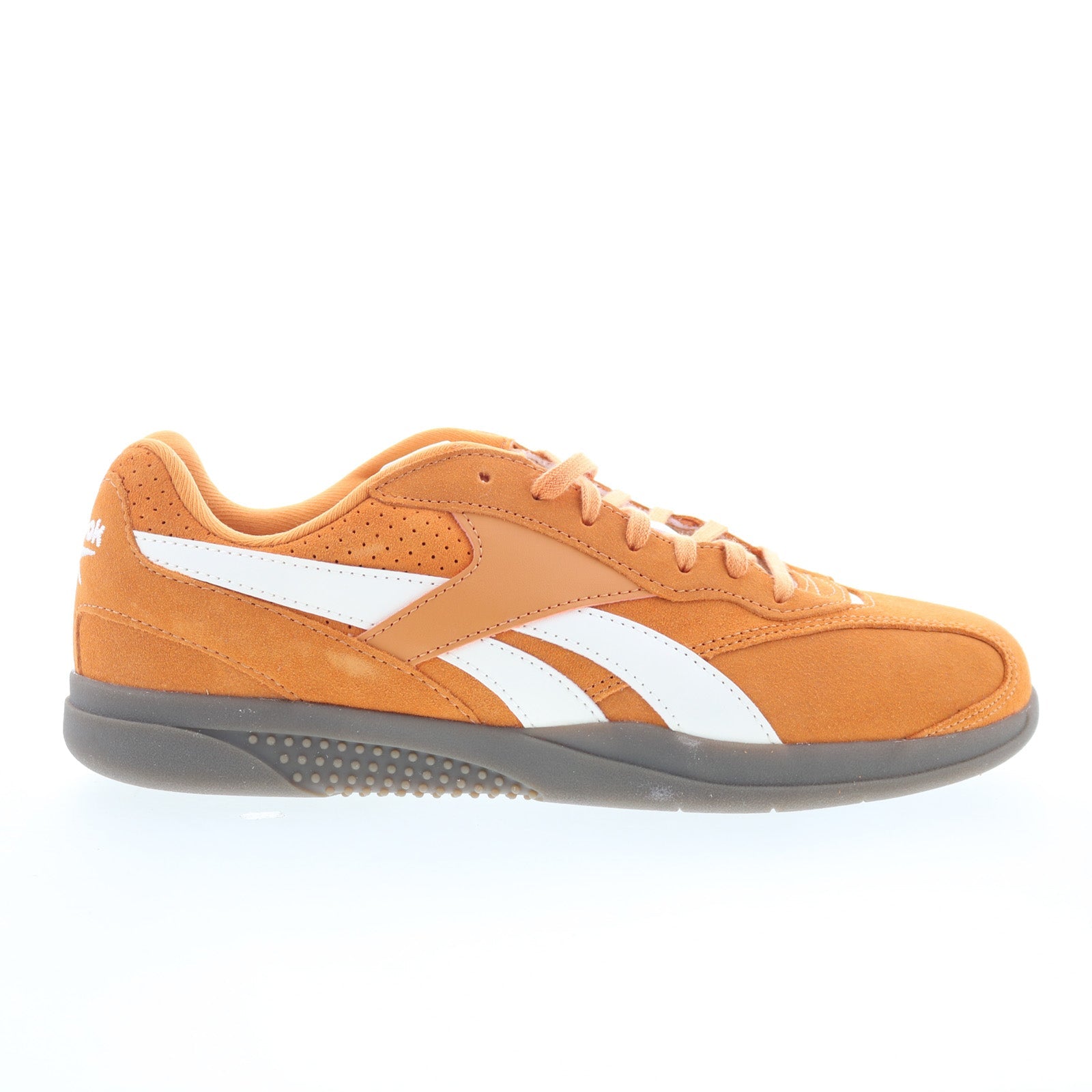 100209054_hammer_street_clay_chalk_gum_01_79bac563-c188-42bb-b07d-617e73966d84 Reebok Hammer Street Mens Orange Suede Lace Up Lifestyle Sneakers Shoes - Image 1