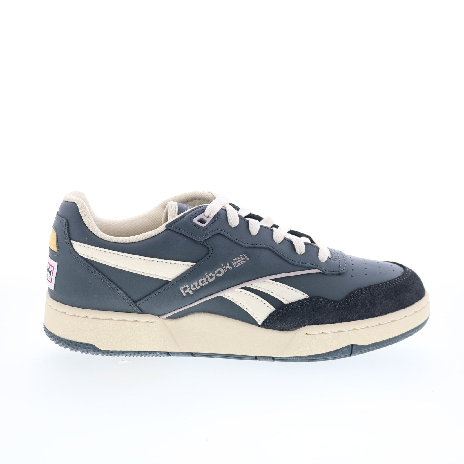100221101_bb_4000_ii_grey_chalk_grey_01_ed02766e-0b5c-4b17-946d-a258e7706ac5 Reebok BB 4000 II Mens Gray Synthetic Lace Up Lifestyle Sneakers Shoes - Image 1