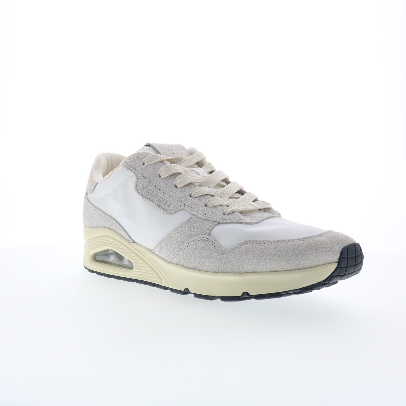 Skechers UNO - Vintage Dayz 183053-WHT Mens White Lifestyle Sneakers Shoes - Image 2
