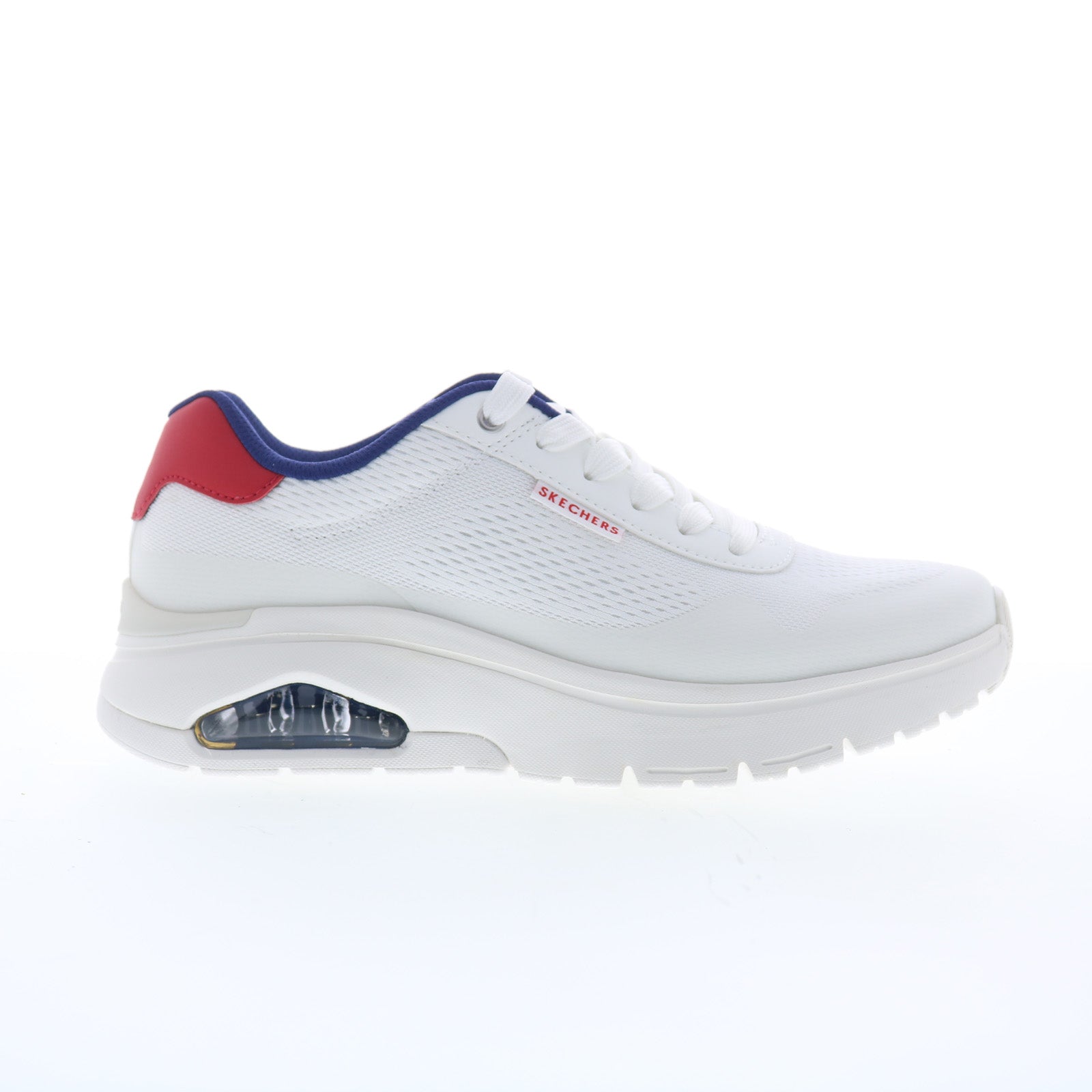 183310-wnvr_uno_flex_spring_on_air_white_navy_red_01_536b900b-62eb-4ff9-ae03-76a1da34b7af Skechers Slip-ins: UNO Flex - EZ Air Slip-ins Mens White Sneakers Shoes - Image 1