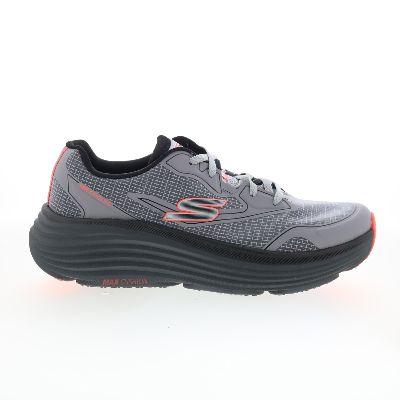 220615ww-char_max_cushioning_endeavour_charcoal_01_d8dff172-9459-4fd1-8373-fa3fff668ab1 Skechers Max Cushioning Endeavour Mens Gray Athletic Running Shoes - Image 1