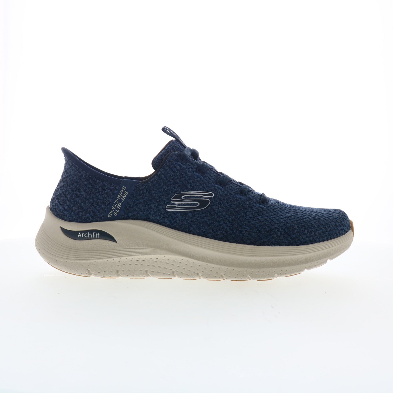 Skechers Arch Fit 2.0 - Look Ahead Mens Blue Lifestyle Sneakers Shoes - Image 1