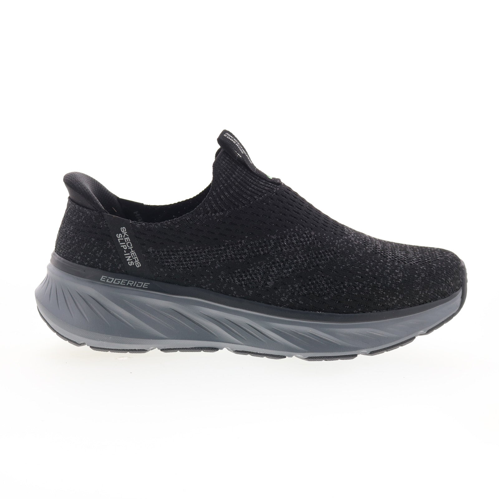232839ww-bkcc_edgeride_commissioner_black_charcoal_01_301c1e68-da91-4222-a50c-a063235e96e6 Skechers Slip-ins Edgeride Commissioner Mens Black Extra Wide Sneakers Shoes - Image 1