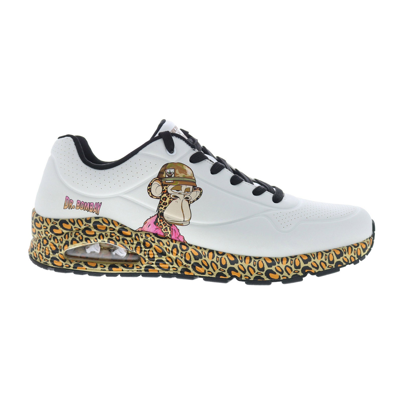 251071_white_leopard_reshoot_01 Skechers Uno Dr. Bombay Snoop Dogg Mens White Lifestyle Sneakers Shoes - Image 1