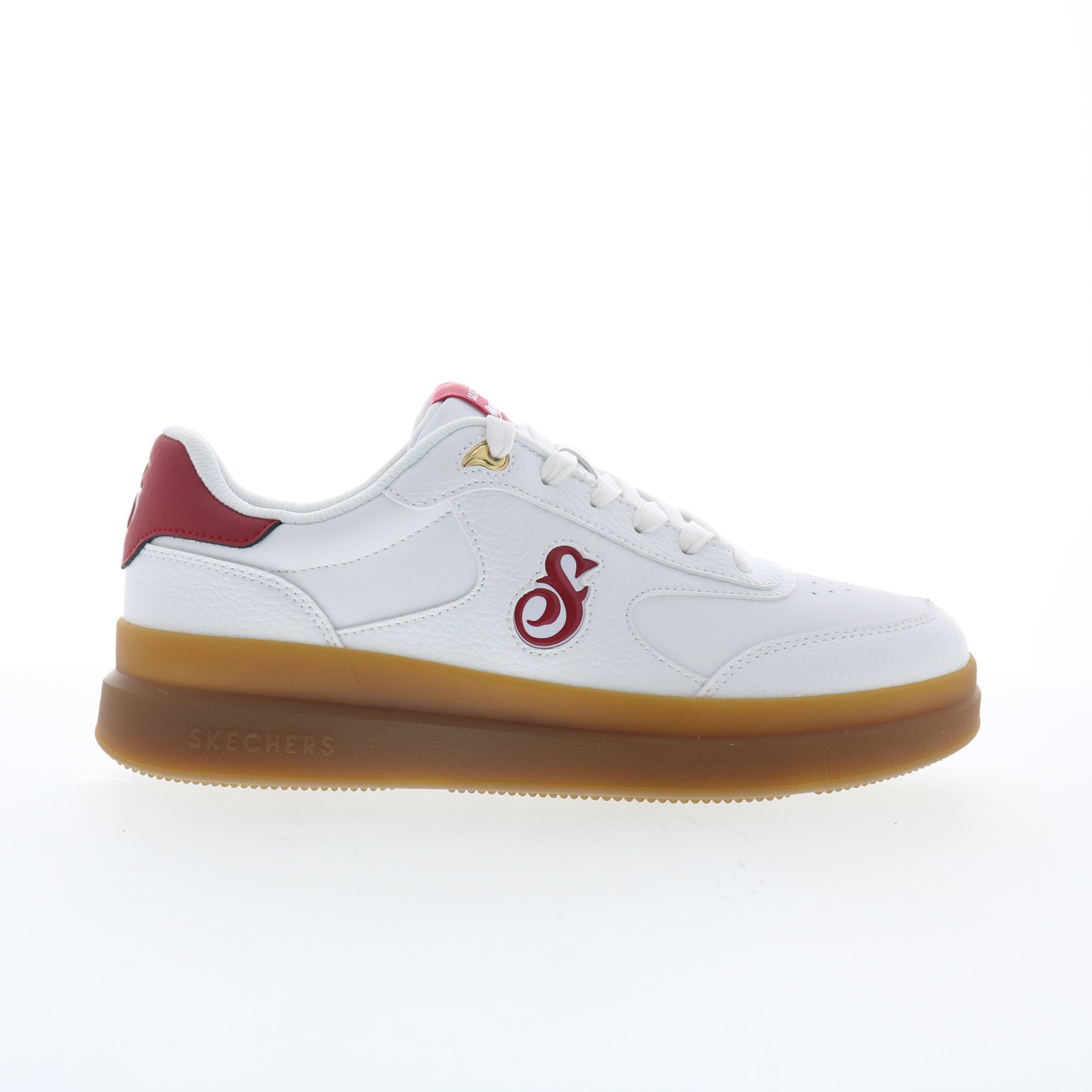 251200-wrd_snoop_dogg_courtside_cali_dudez_white_red_01_bee7d835-7f0a-4632-885b-4f92b5c1154f Skechers Snoop Dogg: Courtside - Cali Dudez Mens White Sneakers Shoes - Image 1