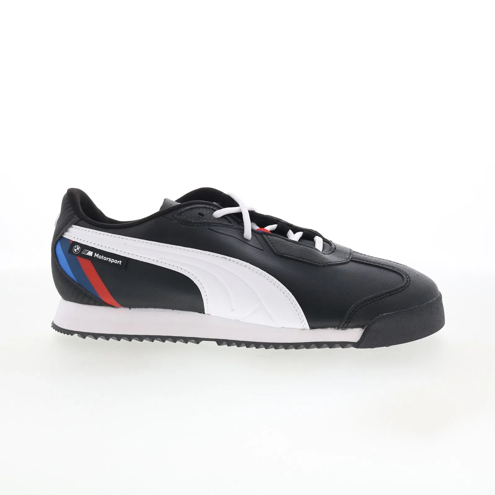 30911401_bmw_mms_roma_puma_black_puma_white_01_ad662af9-8d49-48a8-a5fc-1b2b2b609a34 Puma BMW M Motorsport Roma 30911401 Mens Black Motorsport Sneakers Shoes - Image 1