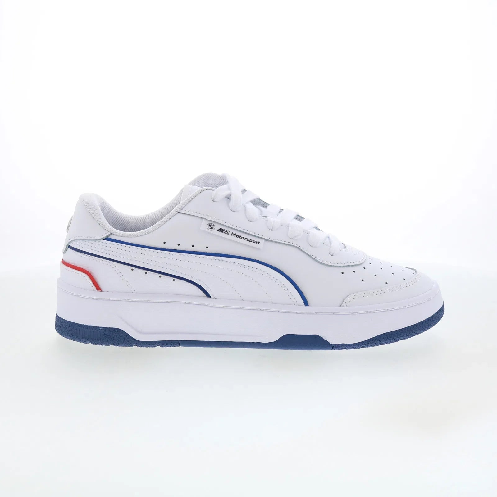 30911502_bmw_mms_ca_match_puma_white_pro_blue_01_e513e2c5-e326-4a65-af26-4113f2242822 Puma BMW M Motorsport CA Match Mens White Motorsport Sneakers Shoes - Image 1