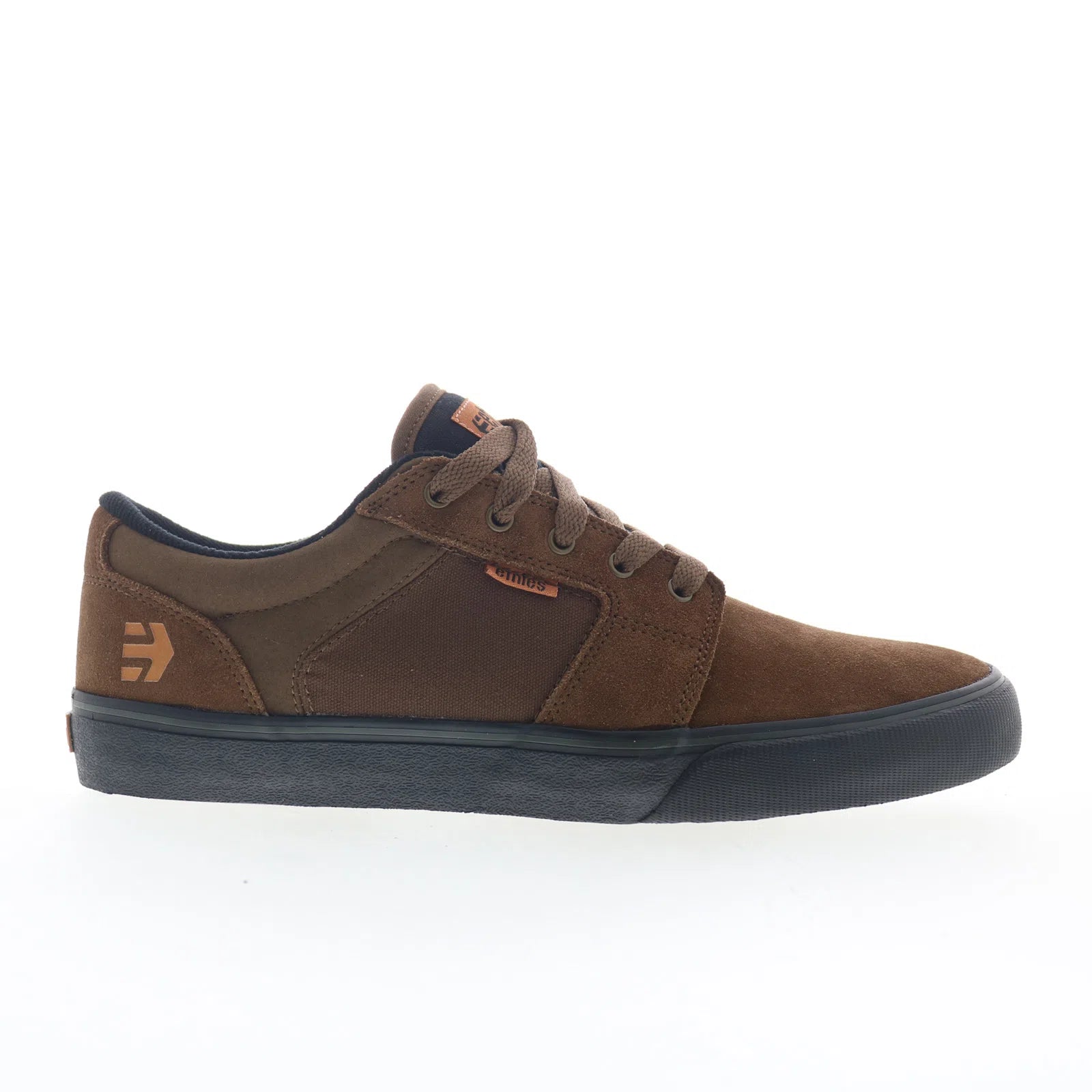 4101000351201_barge_ls_brown_black_01 Etnies Barge LS 4101000351201 Mens Brown Skate Inspired Sneakers Shoes - Image 1