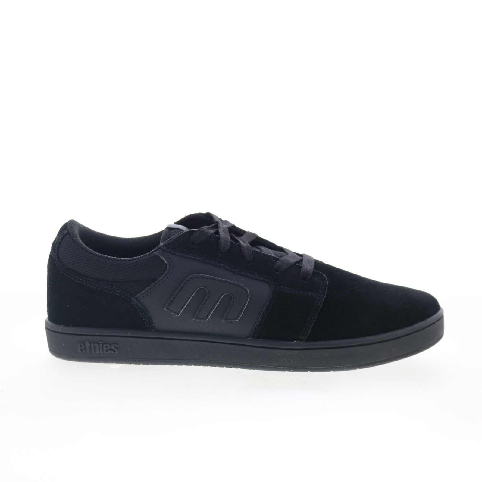 4101000575-003_cresta_black_black_01_382de921-39c0-4dfa-a62d-2ea8cb9a8d8d Etnies Cresta 4101000575003 Mens Black Suede Skate Inspired Sneakers Shoes - Image 1