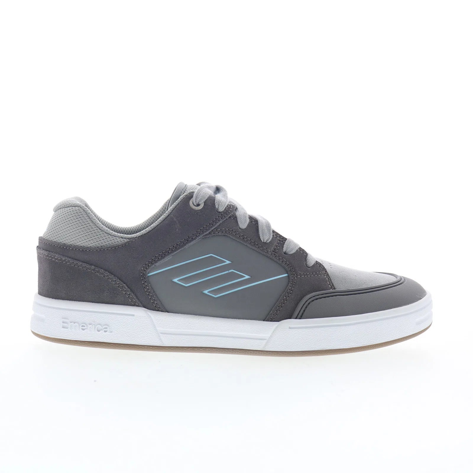 6101000155076_heritic_grey_light_grey_01 Emerica Heritic 6101000155076 Mens Gray Skate Inspired Sneakers Shoes - Image 1