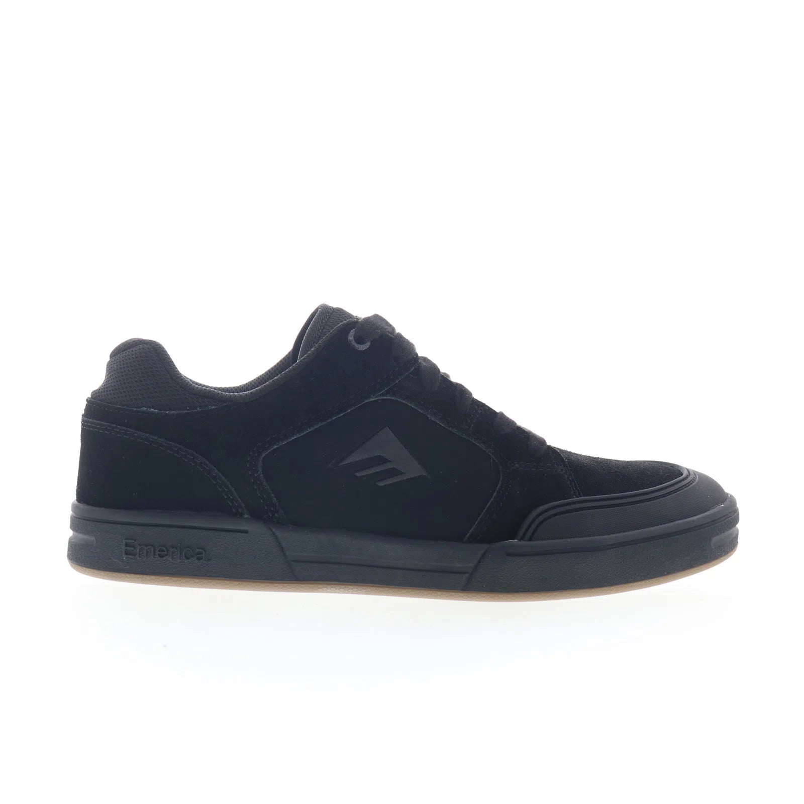 6101000155544_heritic_black_black_gum_01 Emerica Heritic 6101000155544 Mens Black Skate Inspired Sneakers Shoes - Image 1