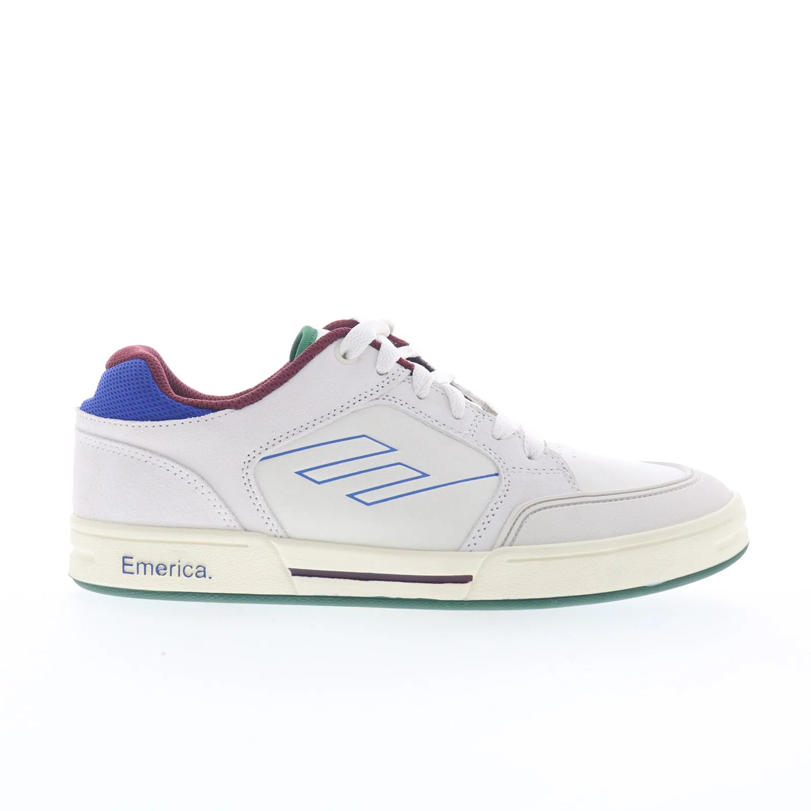 6101000155704_heritic_creme_01 Emerica Heritic 6101000155704 Mens White Skate Inspired Sneakers Shoes - Image 1