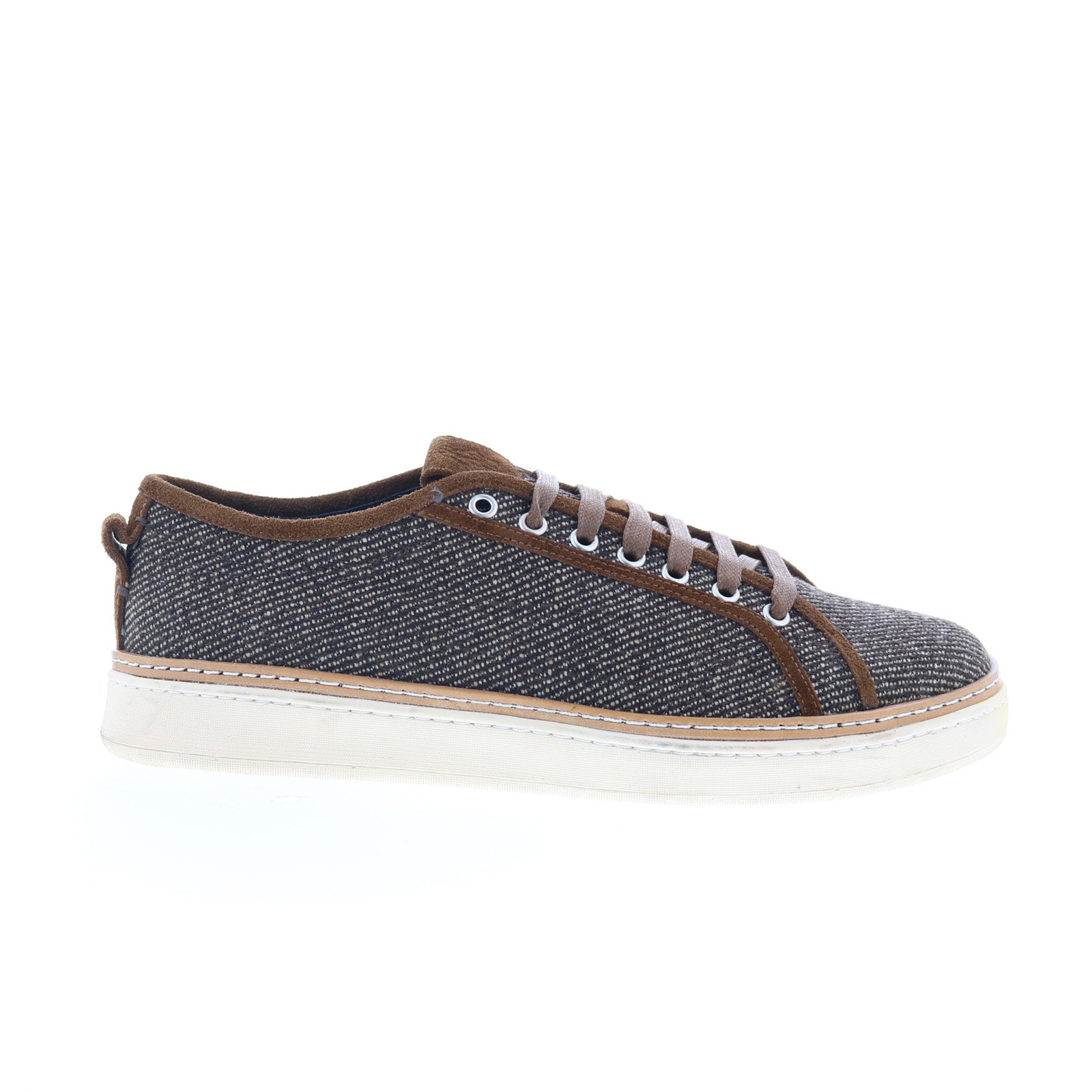 Biella_Bear_Land_01_b90c02e5-94c1-4aa5-b5fb-b0ea9b5fb859 Di Bianco Biella Mens Black Canvas Lace Up Lifestyle Sneakers Shoes - Image 1