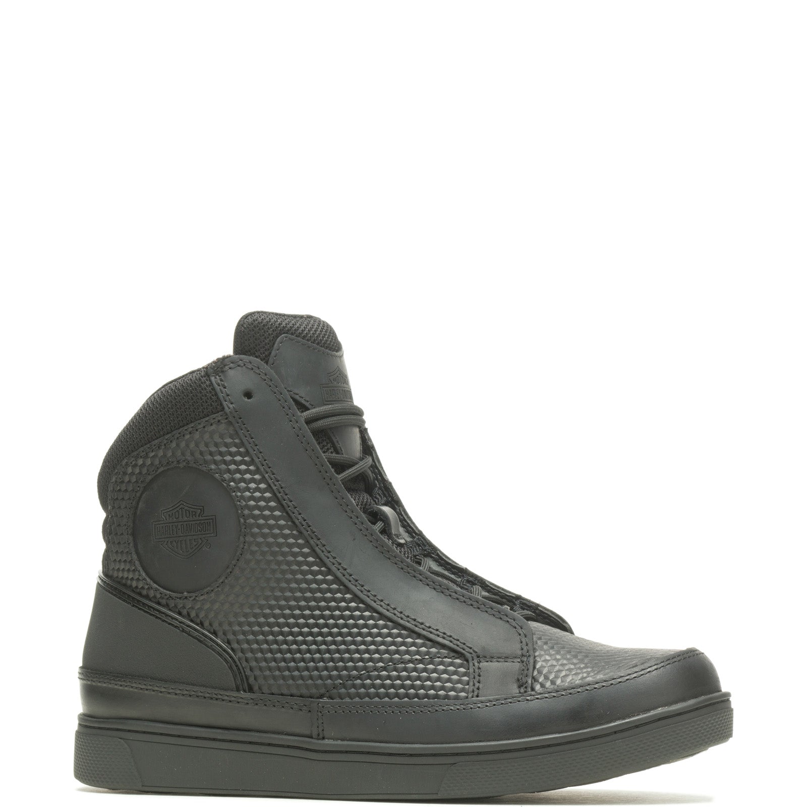 HDM-D96262-032522-F22-IMG10_01_fdf05424-c36e-42e0-ae30-f7f2a6763108 Harley-Davidson Vardon Carbon DE D96262 Mens Black Lifestyle Sneakers Shoes - Image 1