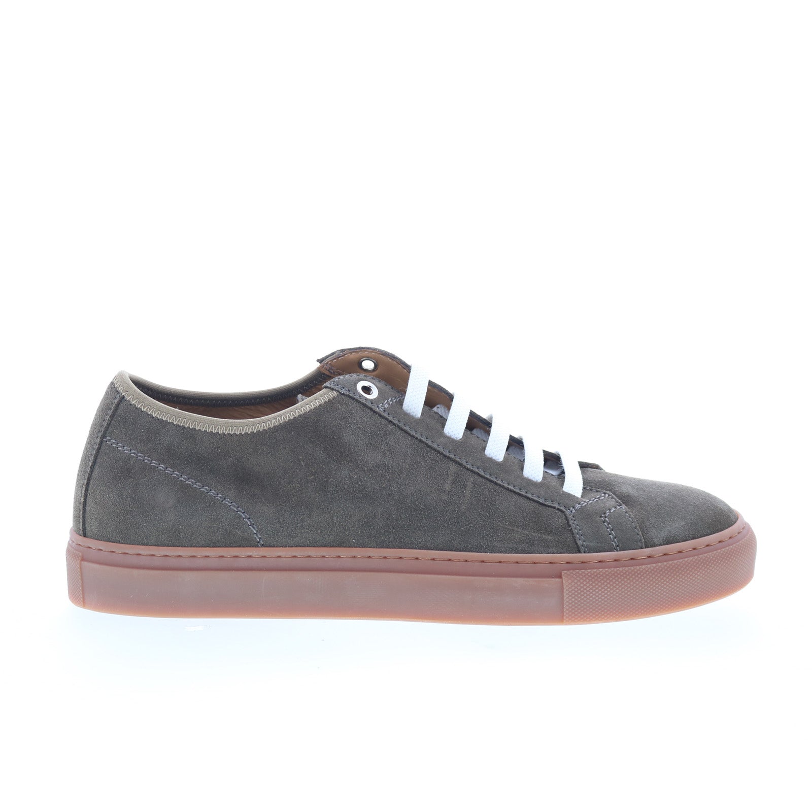 Julius_Musk_01_b7592774-4408-4830-8a27-b1652fb7d6e0 Pastori by Di Bianco Julius Mens Gray Suede Lace Up Lifestyle Sneakers Shoes - Image 1