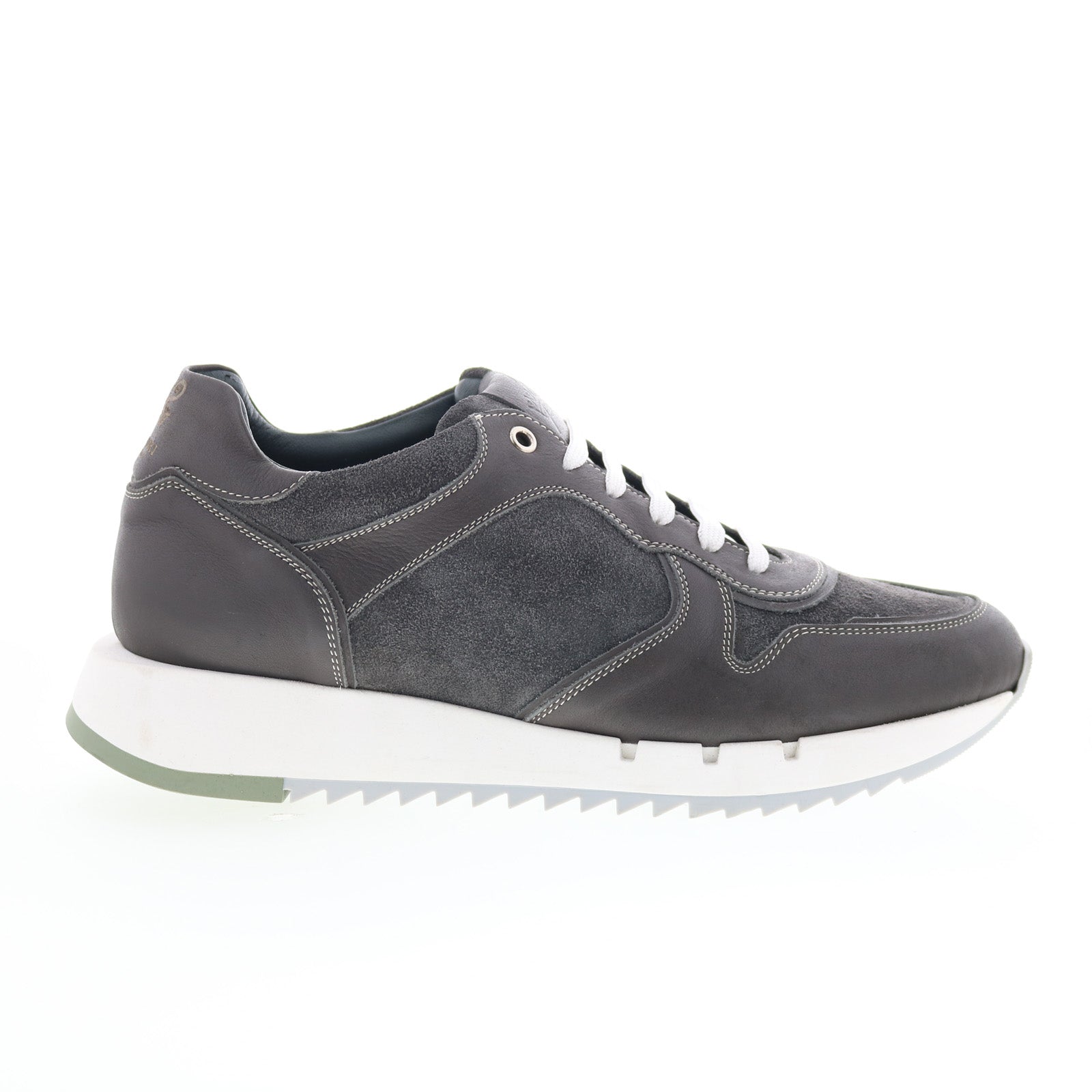 Thrax_Lavagna_01_25490082-2694-4eef-8056-3892e63f4b4f Pastori by Di Bianco Thrax Mens Gray Suede Lace Up Lifestyle Sneakers Shoes - Image 1