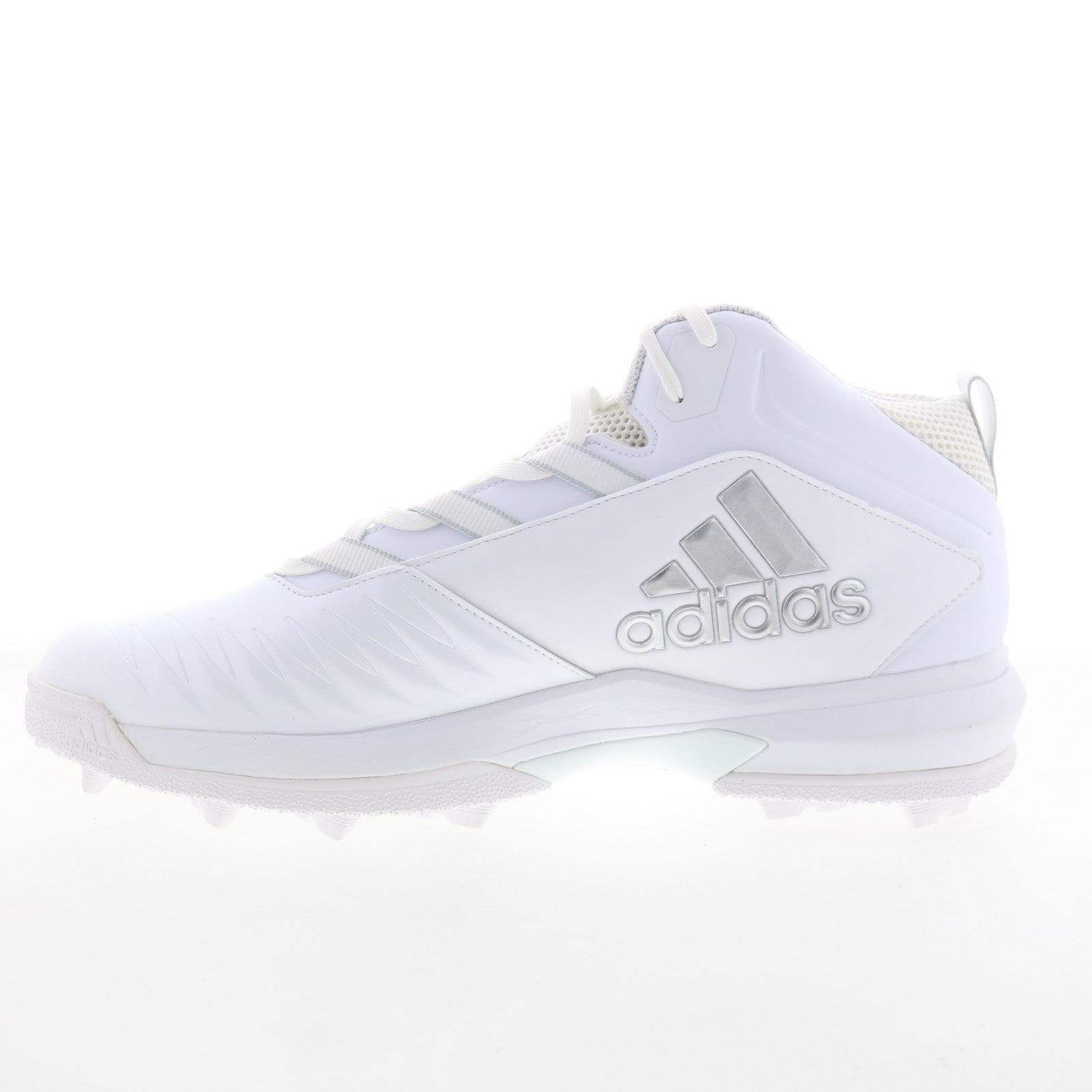 Adidas Nasty Torsion 2E 20 Mens White Wide Athletic Football Cleats Shoes - Image 3