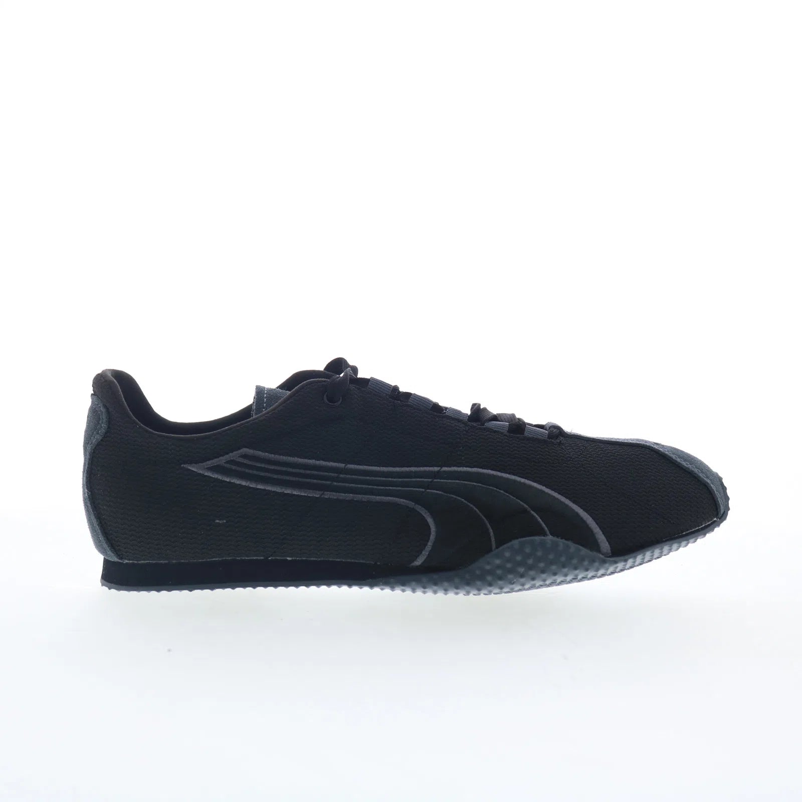h-street_embroidery_40610202_puma_black_strong_gray_01 Puma H-Street Embroidery 40610202 Mens Black Canvas Lifestyle Sneakers Shoes - Image 1