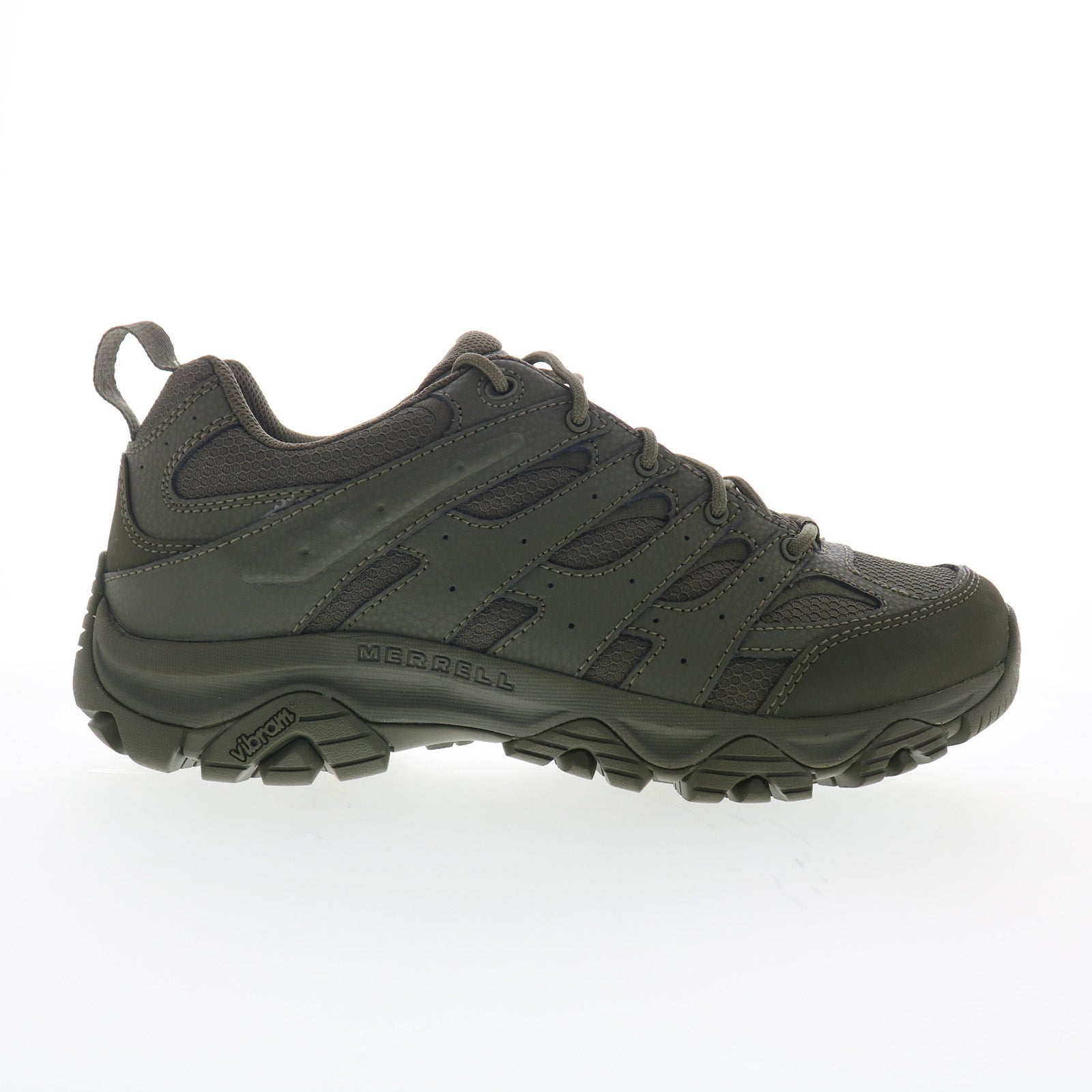 j004117_moab_3_tactical_dark_olive_01_e818f371-e52f-48e8-bf30-b2aa2b355ba3 Merrell Moab 3 Tactical J004117 Mens Green Leather Athletic Tactical Shoes - Image 1