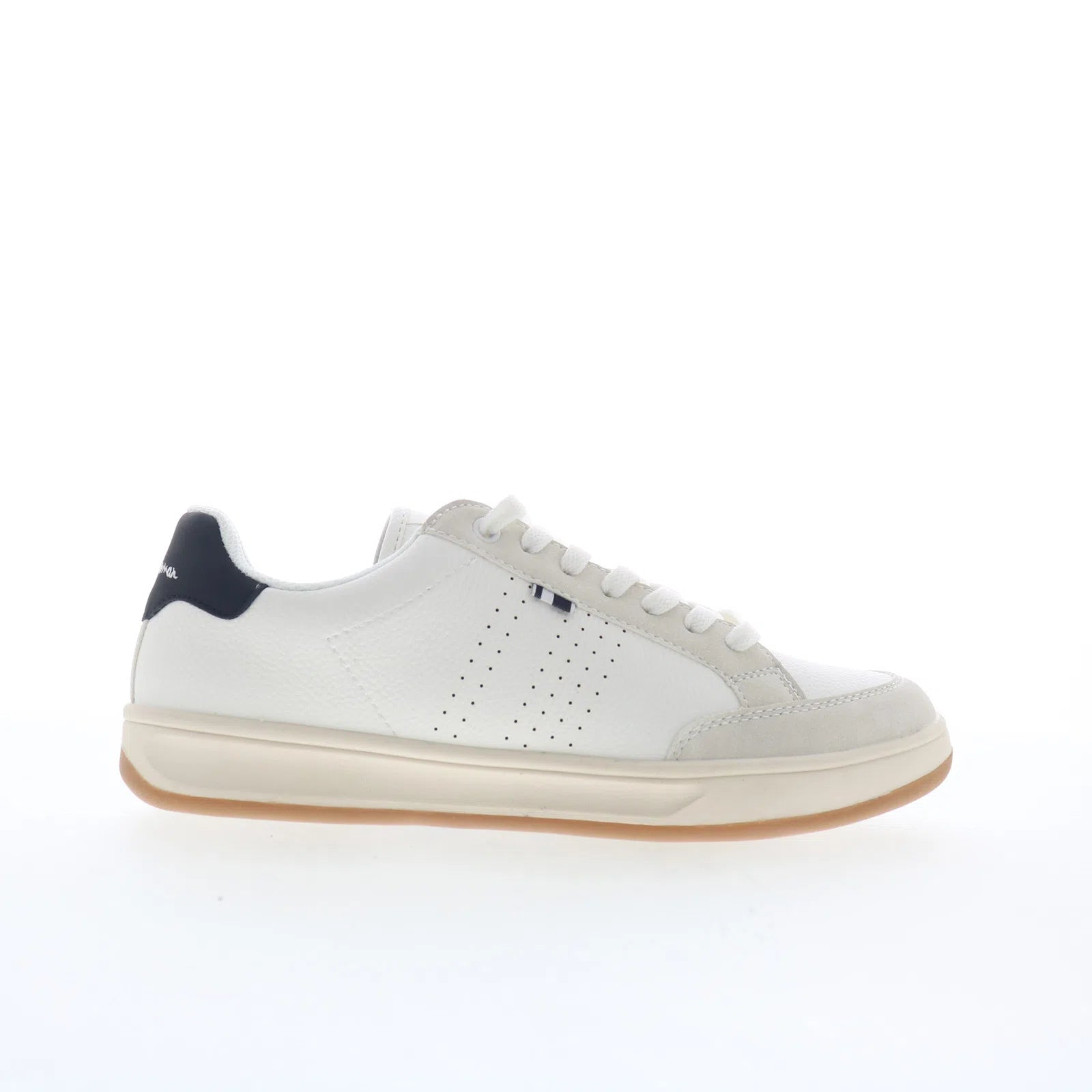 martin_bsmmartiv-1276_white_black_whisper_white_gum_01 Ben Sherman Martin BSMMARTIV-1276 Mens White Lifestyle Sneakers Shoes - Image 1