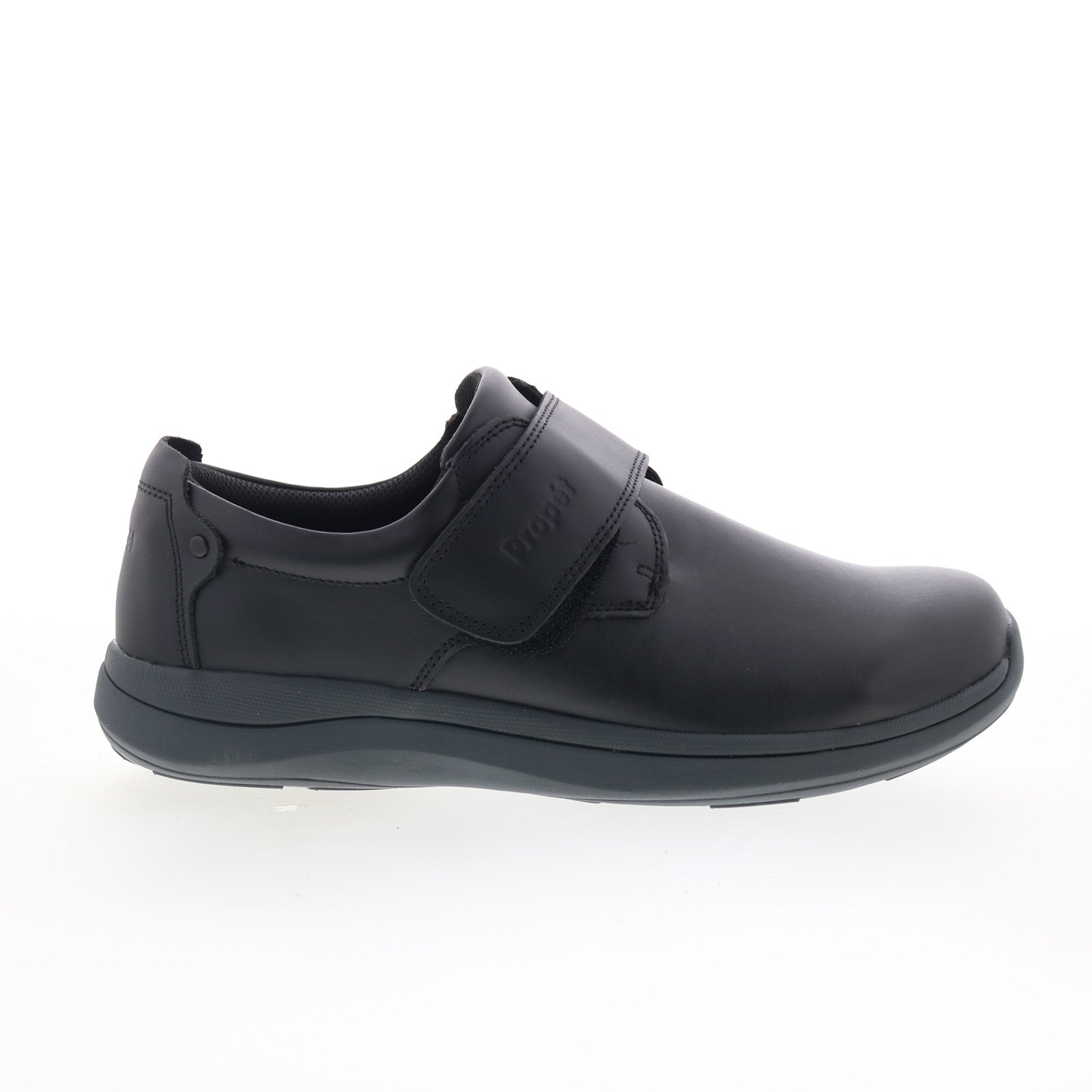 mca103p_palmer_black-img4_01_be66e23f-616c-4772-9b1c-78ca468509a5 Propet Palmer Slip On MCA103P Mens Black Leather Lifestyle Sneakers Shoes - Image 1