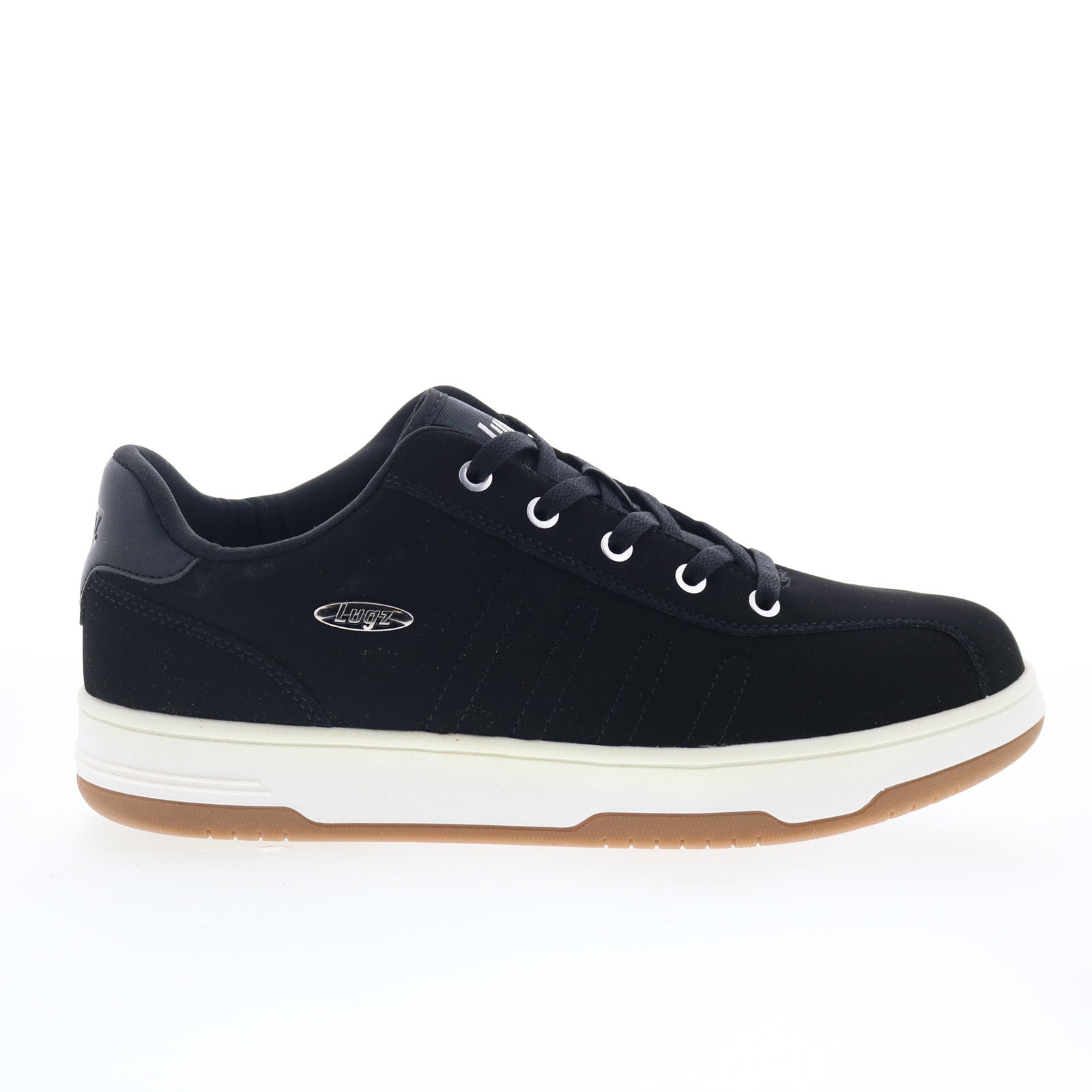 mchalgd-012_challenge_black_white_gum_01_4dbf391d-5522-4aff-a312-74c52fb4e015 Lugz Challenge MCHALGD-012 Mens Black Synthetic Lifestyle Sneakers Shoes - Image 1
