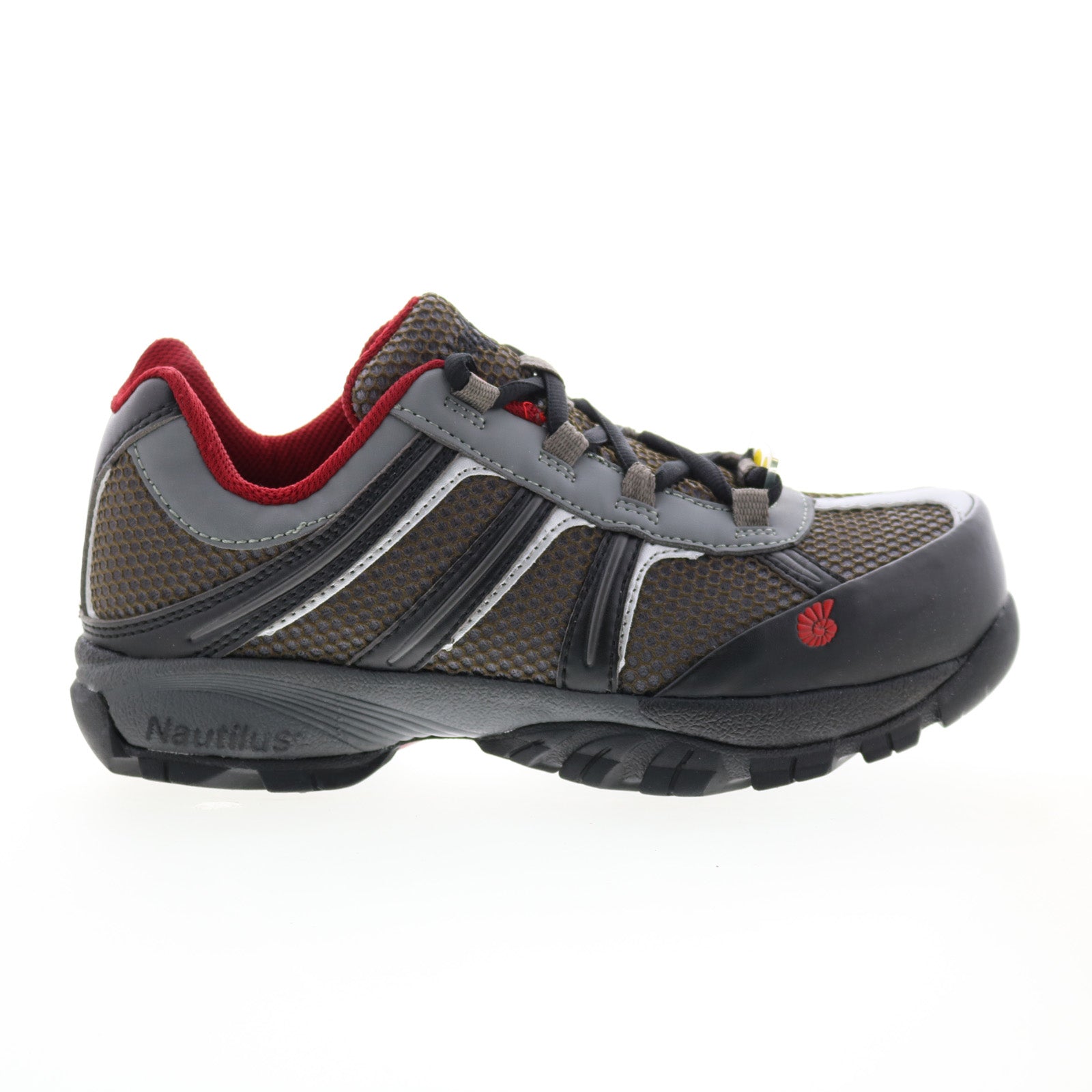 n1343_spark_st_grey_black_01_47a391b0-9fc7-41c3-8dfa-1f91ef130269 Nautilus Spark Steel Toe SD10 Mens Gray Athletic Work & Safety Shoes - Image 1