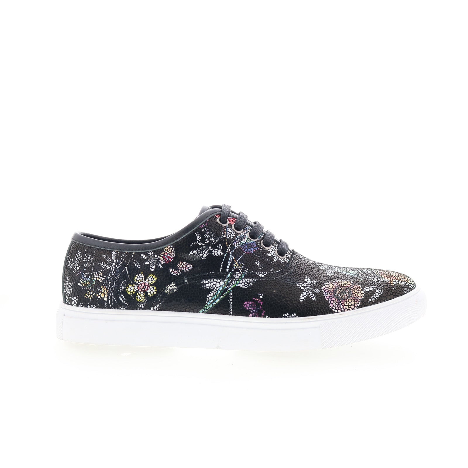 rg5705l_dwarf_star_black-img4_01 Robert Graham Dwarf Star RG5705L Mens Black Leather Lifestyle Sneakers Shoes - Image 1