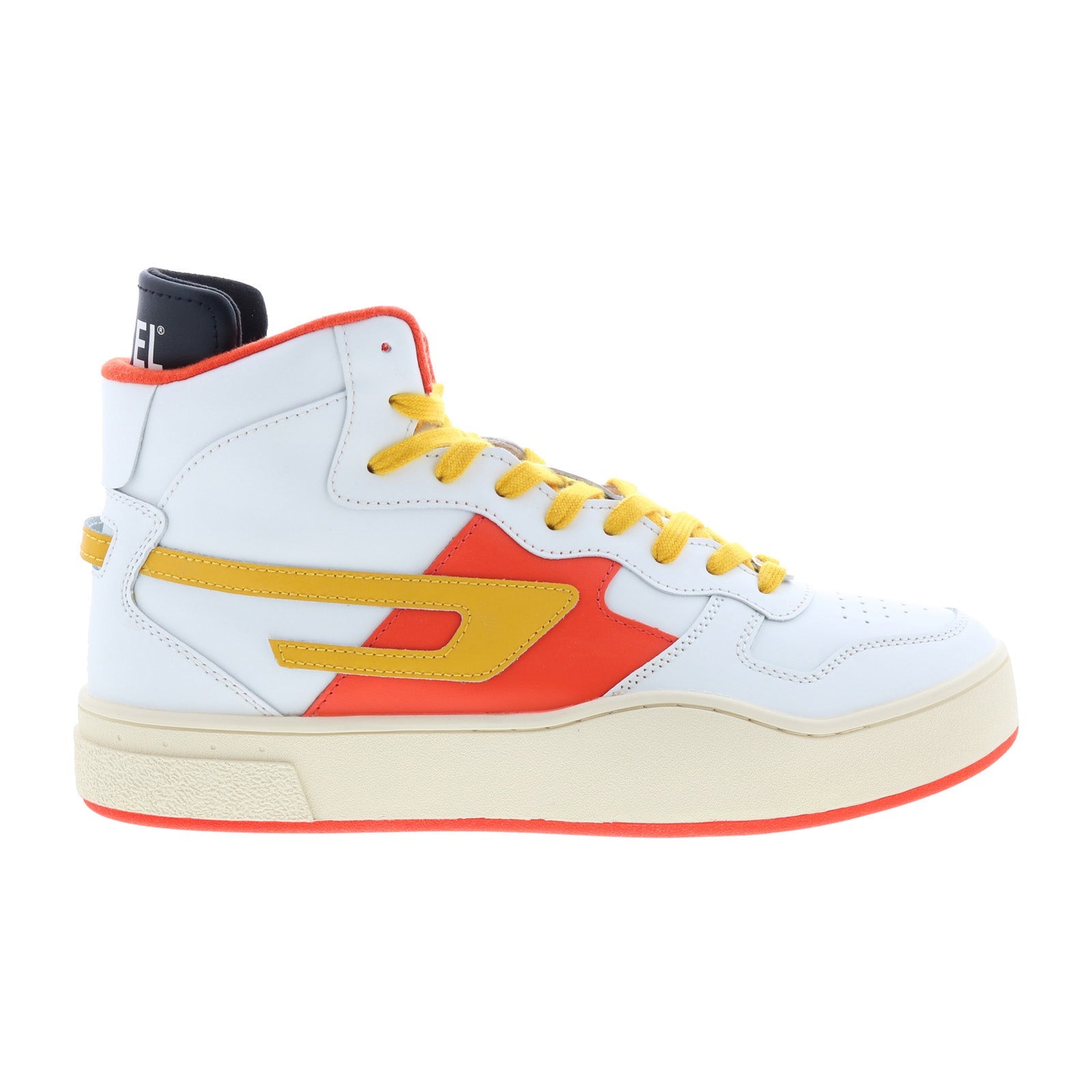 Diesel S-Ukiyo Mid Y02675-PR013-H8819 Mens White Lifestyle Sneakers Shoes - Image 1